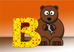 B for bear